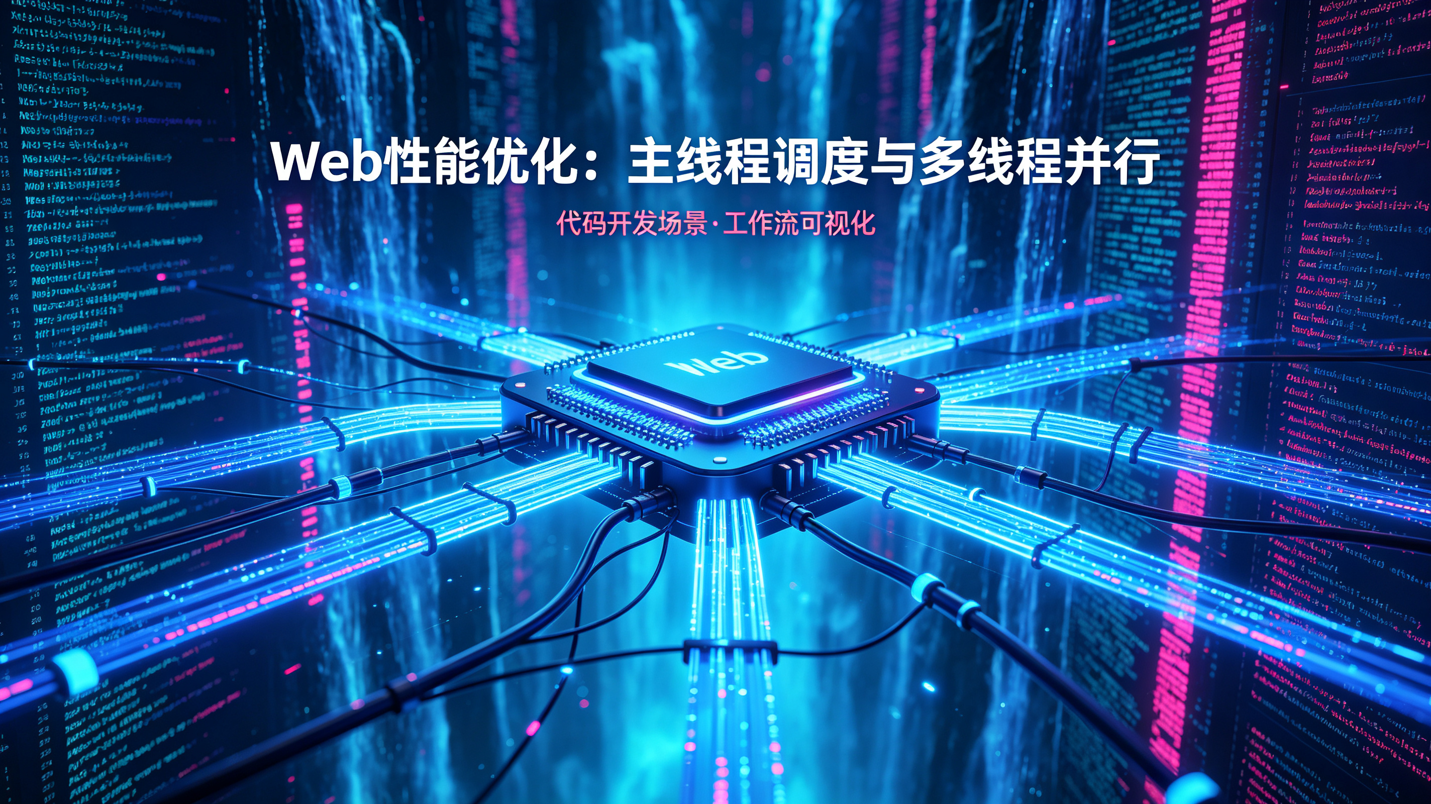 主线程阻塞与交互延迟优化示意图